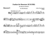 Frackenpohl, Arthur % Fanfare (ICOCRR) (score & parts) - 4BSN