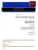 Haydn, Franz Joseph % Quartet, op. 2, #6 (score & parts) - 2OB/EH/BSN