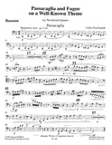 Frackenpohl, Arthur % Passacaglia & Fugue (score & parts) - WW5