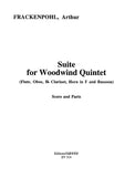 Frackenpohl, Arthur % Suite (score & parts) - WW5