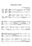 Meder, Johann Valentin % Chaconne in C Major-OB/VLN/PN (Basso Continuo)