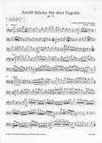 Kummer, Gotthelf Heinrich % Twelve Trios Op 11 (Score & Parts)-3BSN