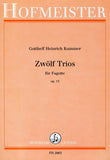Kummer, Gotthelf Heinrich % Twelve Trios Op 13 (Score & Parts)-3BSN