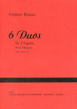 Blasius, Frederic % Six Duos, V2 (4-6) (performance score) - 2BSN