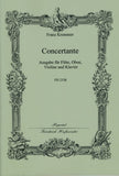 Krommer, Franz % Concertante (piano score only) - FL/OB/VLN/PN
