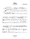 Fauré, Gabriel% Piece - OB/PN