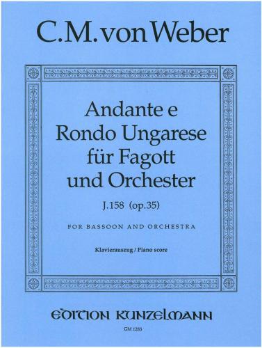 Weber, Carl Maria von % Andante e Rondo Ongarese, op. 35 (Schoenzeler) - BSN/PN