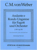 Weber, Carl Maria von % Andante e Rondo Ongarese, op. 35 (Schoenzeler) - BSN/PN