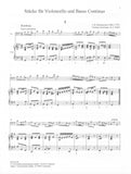 Boismortier, Joseph Bodin de % Pieces for Cello and Basso Continuo - BSN/PN (Basso Continuo)