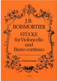 Boismortier, Joseph Bodin de % Pieces for Cello and Basso Continuo - BSN/PN (Basso Continuo)