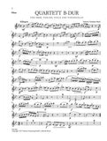Bach, J.C. % Quartet in Bb Major (parts only) - OB/VLN/VLA/CEL