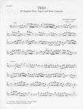 Graupner, Christoph % Trio in F Major GWV210-EH/BSN/PN (Basso Continuo)