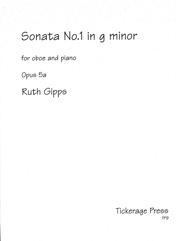 Gipps, Ruth % Sonata 1 in g minor - OB/PN