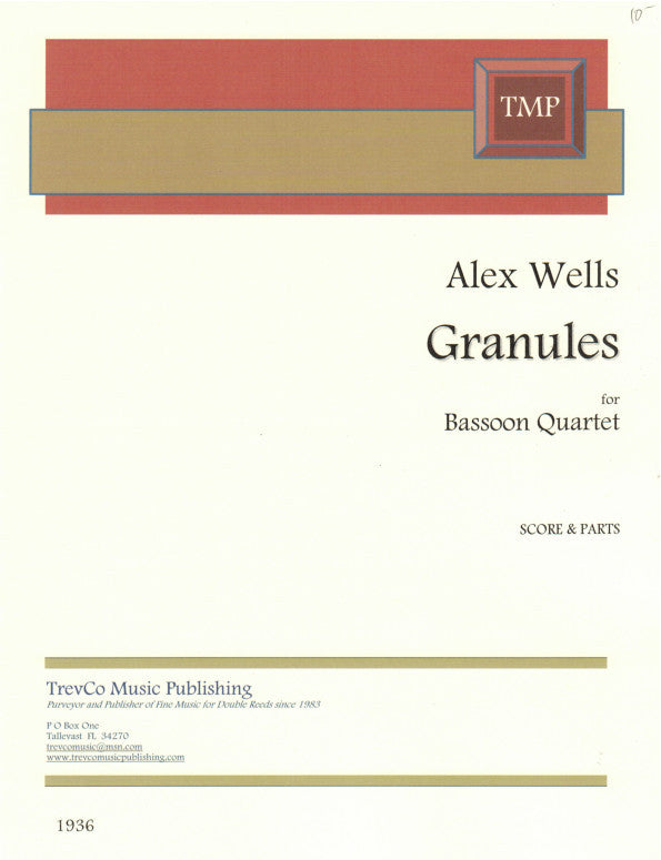 Wells, Alex % Granules (Score & Parts)-4BSN