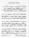 Schaffrath, Christoph % Duetto in f minor-BSN/PN