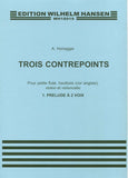 Honegger, Arthur % Trois Contrepoints #1-OB/CEL