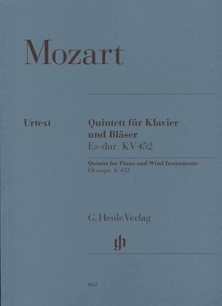 Mozart, Wolfgang Amadeus % Quintet in Eb Major, K452 - OB/CL/BSN/HN/PN