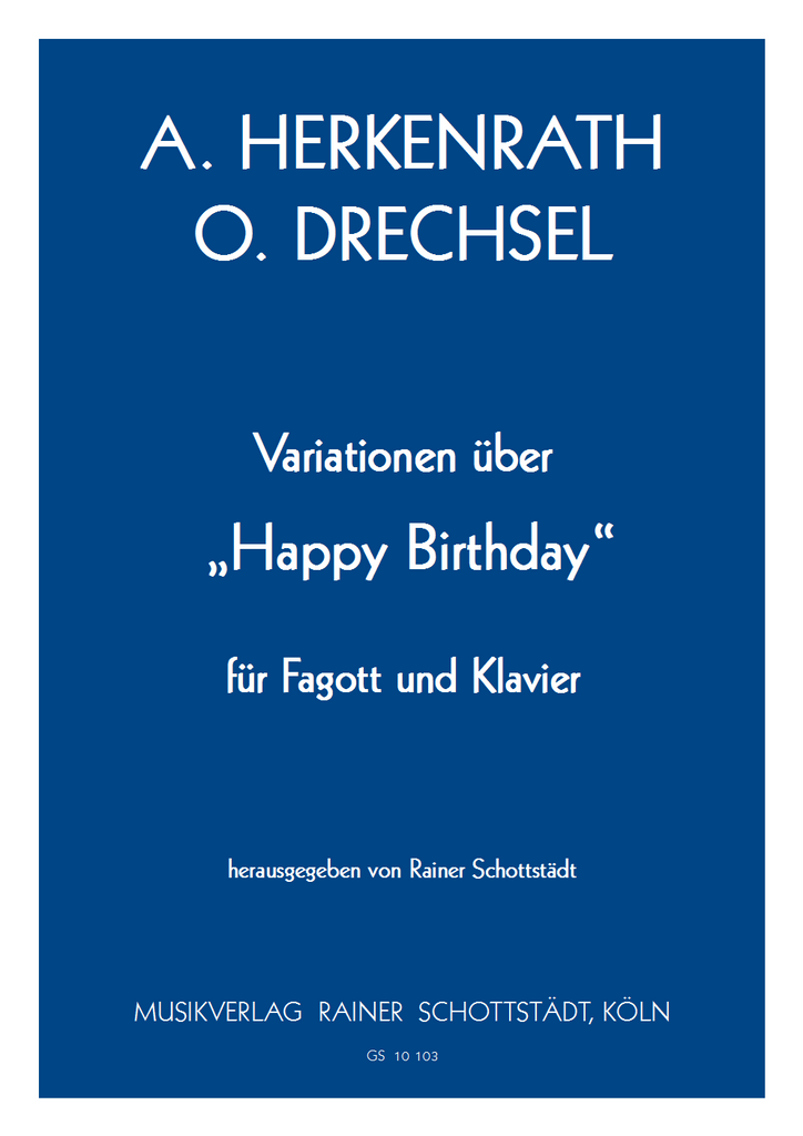 Herkenrath, Andreas % Variations on "Happy Birthday"-BSN/PN