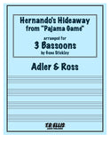 Adler & Ross % Hernando's Hideaway (score & parts)(Stickley) - 3BSN