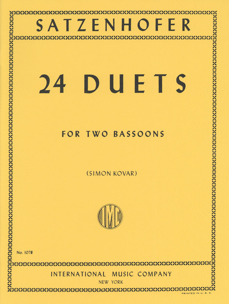 24 Duets Kovar 2BSN Trevco Music