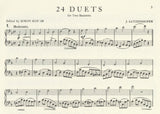 Satzenhofer, Julius % 24 Duets (Kovar) - 2BSN