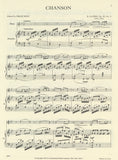 Gliere, Rheinhold % Chanson, op. 35, #3 (West) - OB/PN