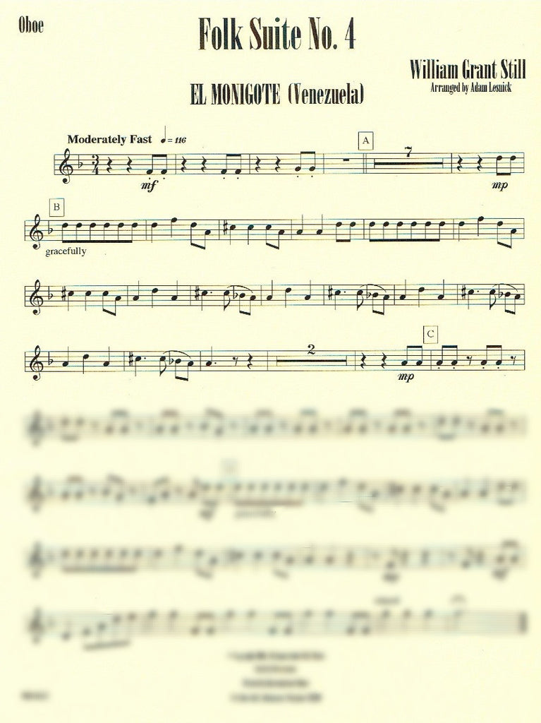 Folk Suite #4 (score & parts) - WW5 - Trevco Music