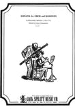 Besozzi, Alessandro % Sonata in F Major (performance score) - OB/BSN