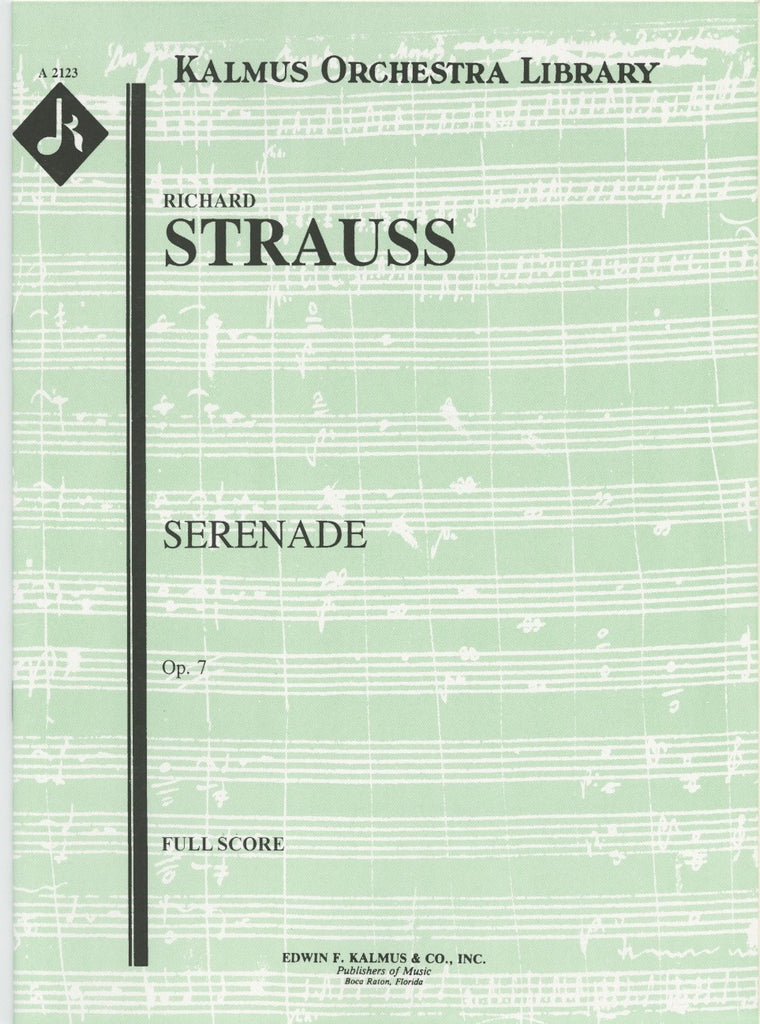 Serenade, op. 7 (score & parts) - 2FL/2OB/2CL/4HN/2 - Trevco
