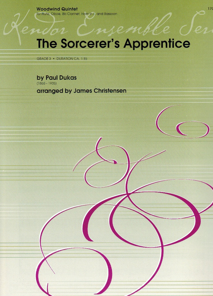 The Sorcerer s Apprentice score parts WW5 Trevco Music
