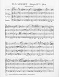 Mozart, Wolfgang Amadeus % Adagio, K580a (score & parts) - EH/2HN/BSN
