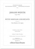 Wenth, Johann % Petite Serenade Concertante (parts only) - 2OB/EH