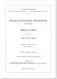 Poessinger, Franz Alexander % Trio in F Major (parts only) - 2OB/EH