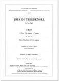 Triebensee, Joseph % Trio in C Major (parts only) - 2OB/EH