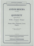 Reicha, Anton % Quintet in D Major Op 91 #3 (Parts Only)-WW5