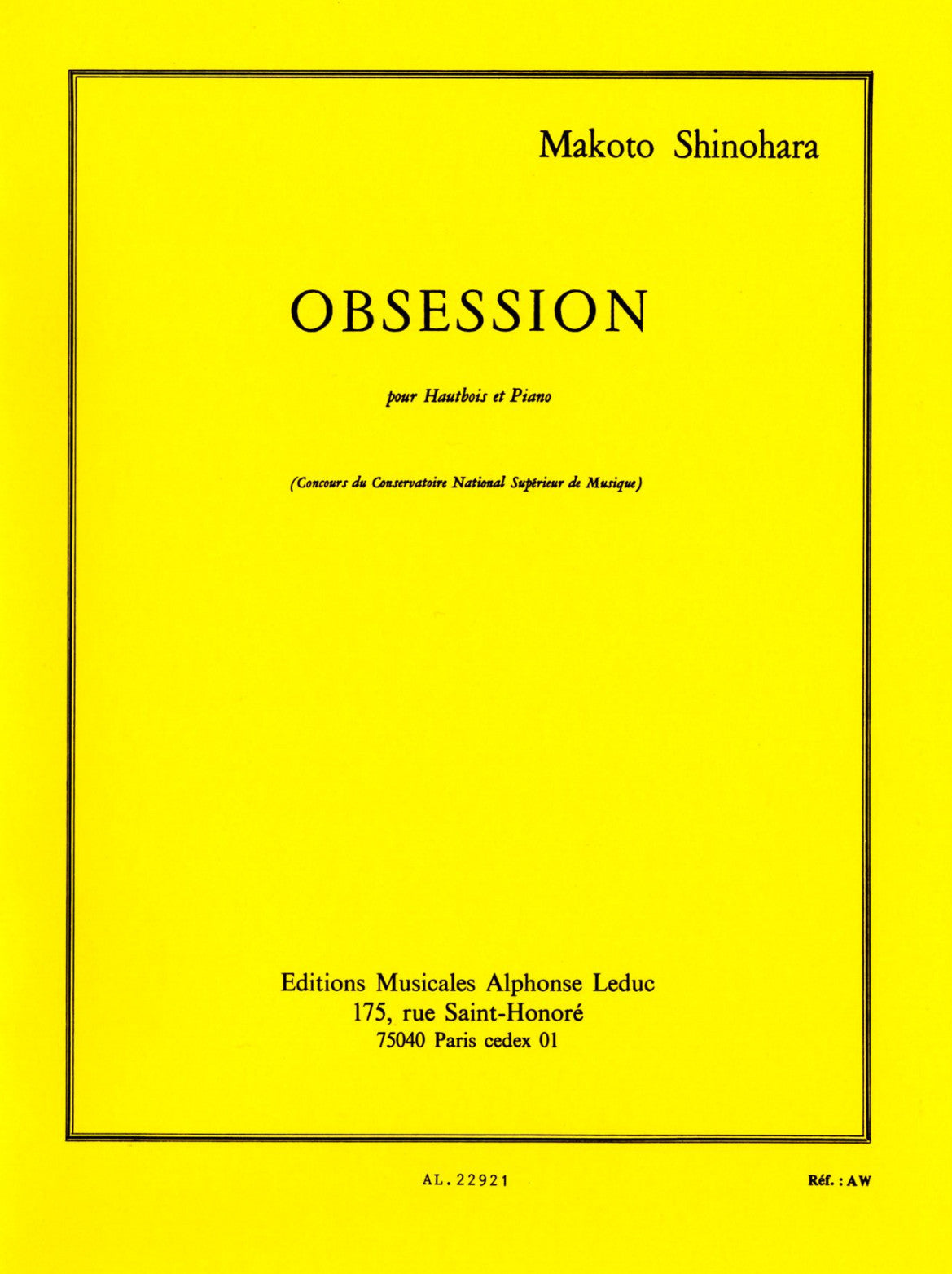 Obsession - OB/PN - Trevco Music