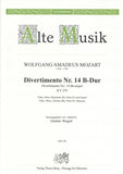 Mozart, Wolfgang Amadeus % Divertimento #14 in Bb Major, K270 (parts only) - WW5