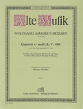 Mozart, Wolfgang Amadeus % Quintet in c minor, K406 (parts only) - WW5