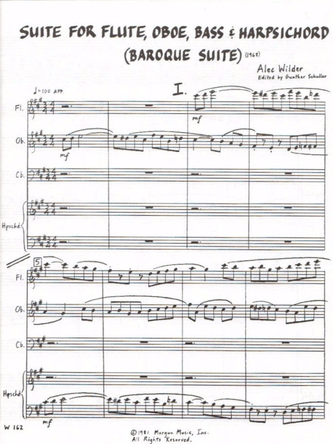 Baroque Suite (1968)-FL/OB/BASS/HARPSICHORD - Trevco Music Baroque Suite (1968)-FL/OB/BASS/HARPSICHORD - Trevco Music