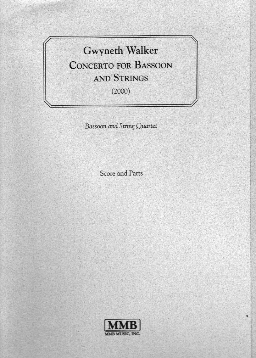 Concerto for Bassoon (score & set) - BSN/STGS - Trevco Music