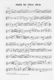Sehlbach, Erich % Music For Oboe Alone, op. 87, #2 - SOLO OB