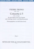 Prowo, Pierre % Concerto a5 (Parts Only)-3OB/2BSN