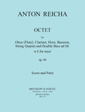 Reicha, Anton % Octet, op. 96 (score & parts) - OB/CL/BSN/HN/STG4/KB ad lib