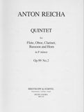 Reicha, Anton % Quintet in f minor Op 99 #2 (Parts Only)-WW5