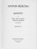 Reicha, Anton % Quintet in f minor Op 99 #2 (Parts Only)-WW5