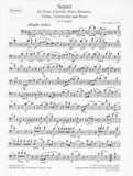 Spohr, Louis % Septet, op. 147 (score & parts) - FL/CL/BSN/HN/VLN/CEL/PN