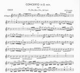 Vivaldi, Antonio % Concerto in g minor, F12, #6, RV107 - FL/OB/BSN/VLN/PN (Basso Continuo)