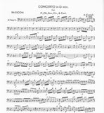 Vivaldi, Antonio % Concerto in g minor, F12, #6, RV107 - FL/OB/BSN/VLN/PN (Basso Continuo)