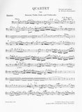 Vogel, Johann Christoph % Quartet in F Major Op 5 #1 (Score & Parts)-BSN/VLN/VLA/CEL