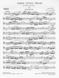 Milde, Ludwig % Three Study Pieces - BSN/PN